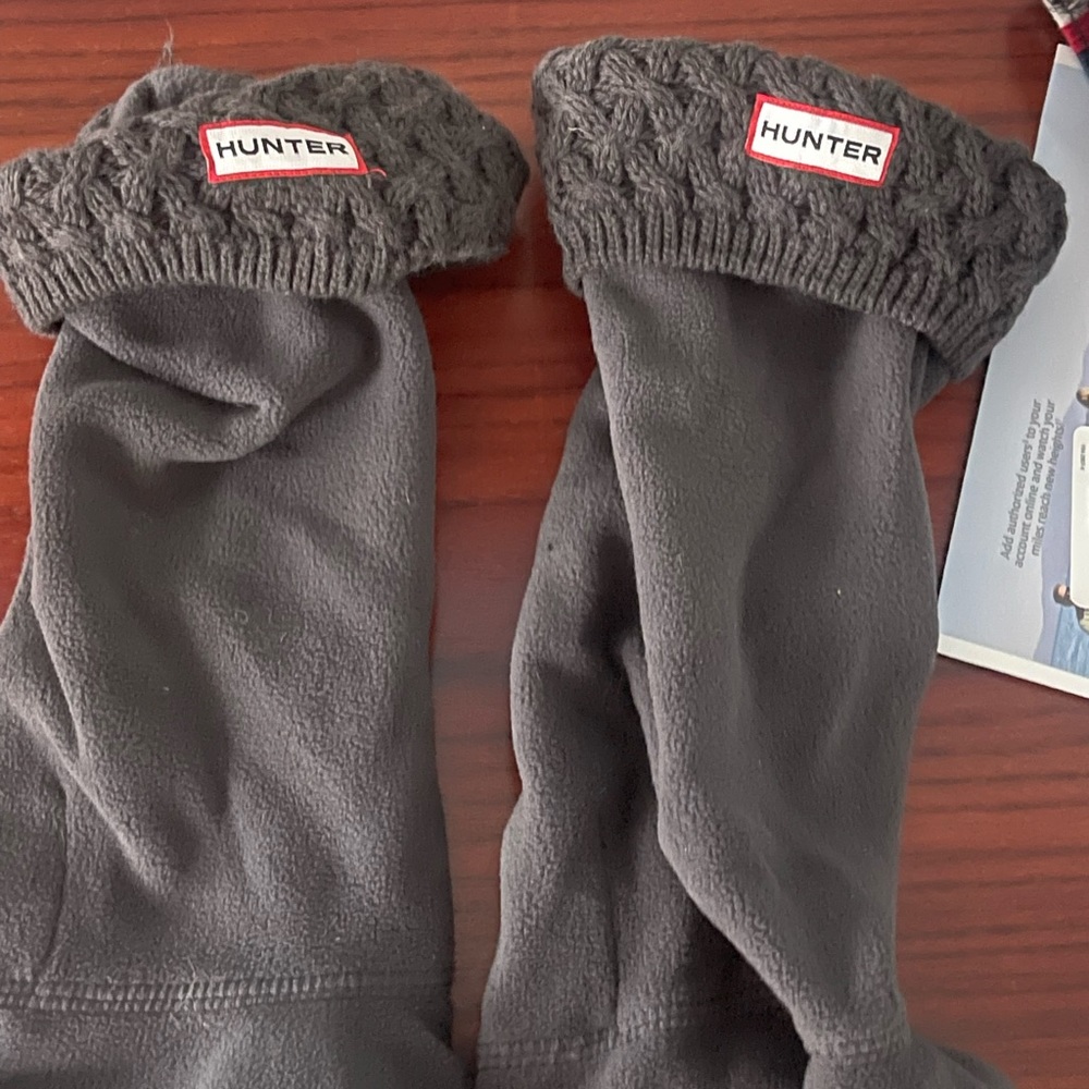 Hunter boots inserts size small. Grey
